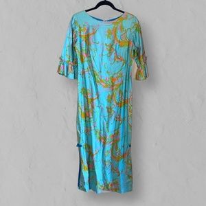 Vintage Andrade Resort Shops Waikiki 1960s Maxi Dress